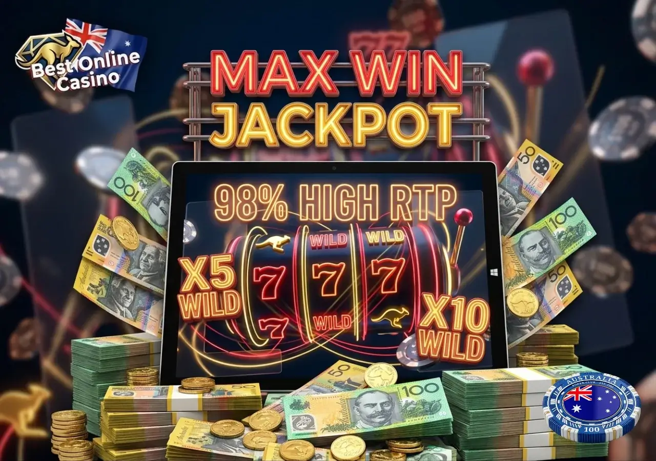 High payout pokies with high RTP and big max win potential